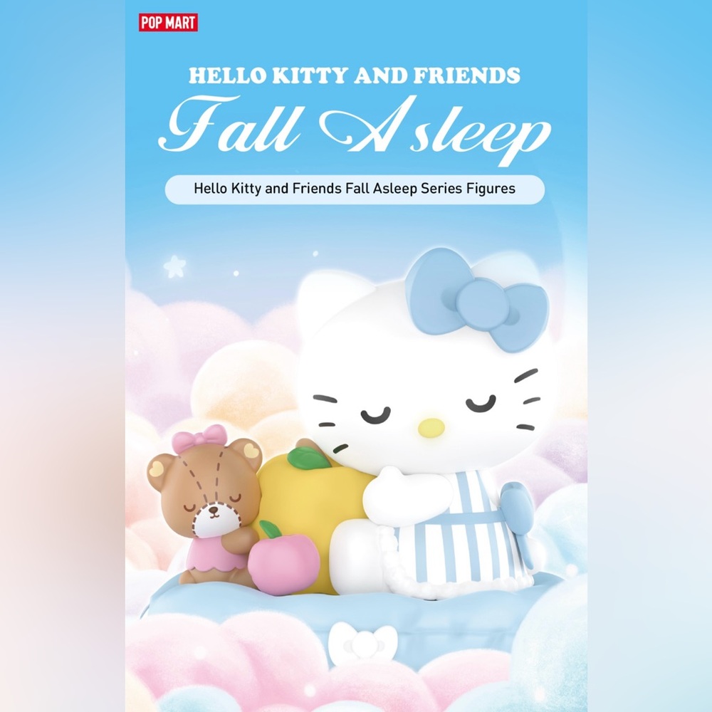 SANRIO Characters Fall Asleep KUROMI Figure | Pop Mart | With Box & Card - Picture 2 of 7